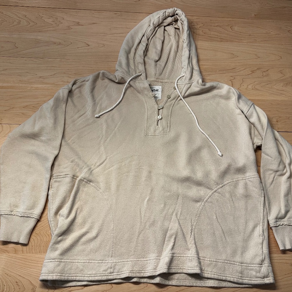 Aerie oversized sweatshirt - cream XS